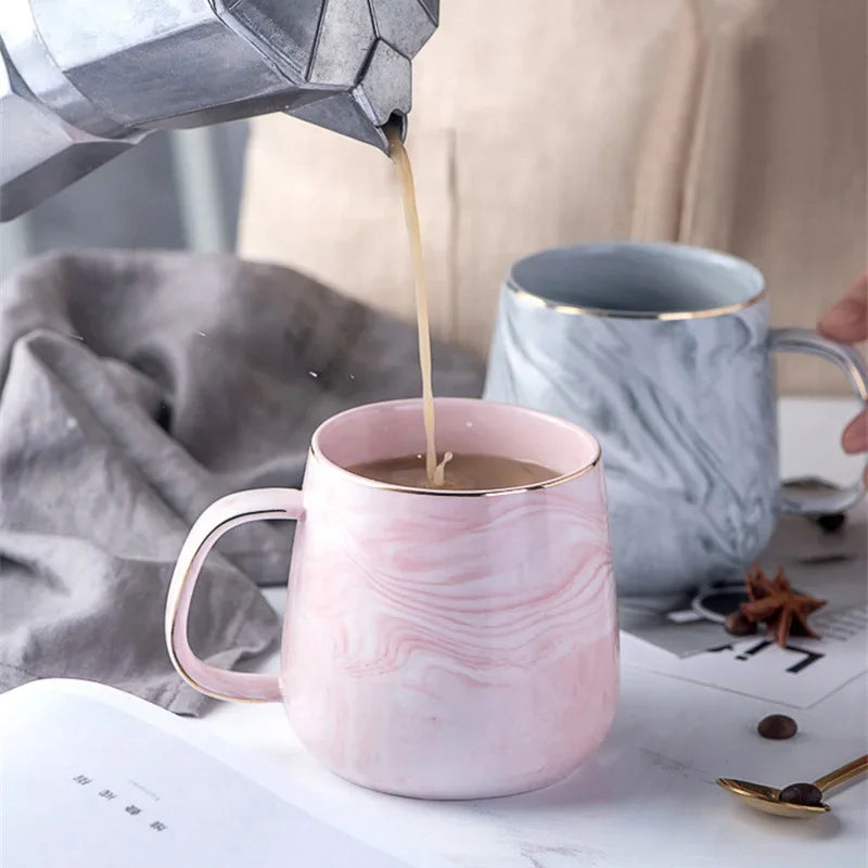 Ceramic Mug Marbled  Cup